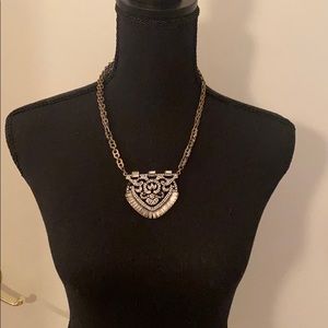 Banana Republic gold statement necklace